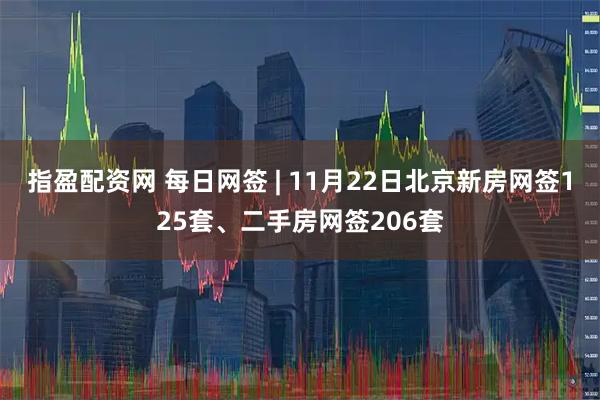指盈配资网 每日网签 | 11月22日北京新房网签125套、二手房网签206套